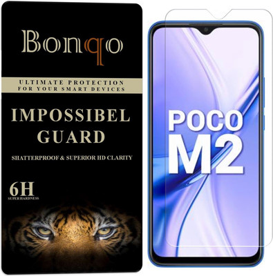 Bonqo Impossible Screen Guard for Poco M2(Pack of 1)