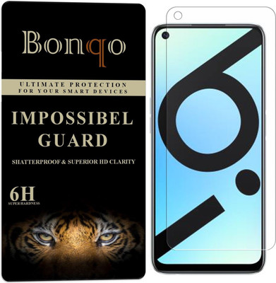 Bonqo Impossible Screen Guard for Realme 6i(Pack of 1)