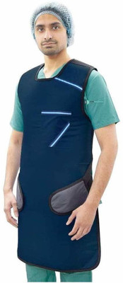 IS IndoSurgicals X Ray Lead Apron for X-Ray Protection Lead Equivalency (0.35 mm) Back / Lumbar Support