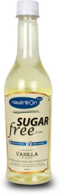 Newtrition Plus Vanilla - Sugar Free Syrup, Zero Calorie, Zero Carb Diabetic Friendly, Keto Friendly (500 ml) Vanilla(500 ml, Pack of 1)