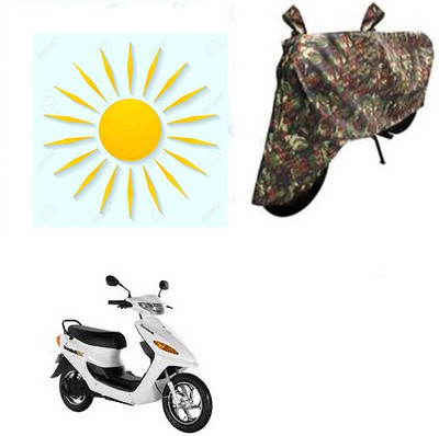 sr enterprises Waterproof Two Wheeler Cover for Indus(Yo Electron, Multicolor)