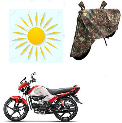 sr enterprises Waterproof Two Wheeler Cover for Hero(Splendor I Smart, Multicolor)
