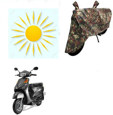 sr enterprises Two Wheeler Cover for Indus(Yo Spark, Multicolor)
