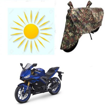 sr enterprises Waterproof Two Wheeler Cover for Yamaha(YZF R15 S, Multicolor)