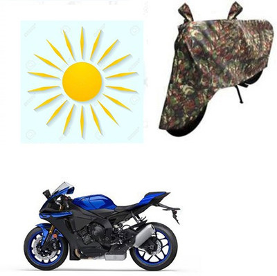 sr enterprises Two Wheeler Cover for Yamaha(YZF R1, Multicolor)