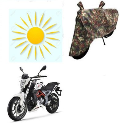 sr enterprises Waterproof Two Wheeler Cover for DSK Benelli(TNT 25, Multicolor)