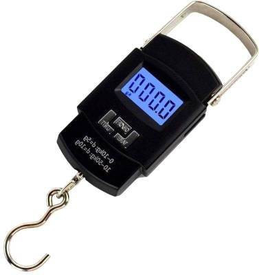 Glancing 50Kg Portable Hanging Luggage Weight Machine Digital for Weighing Household Items Weighing Scale(Black)