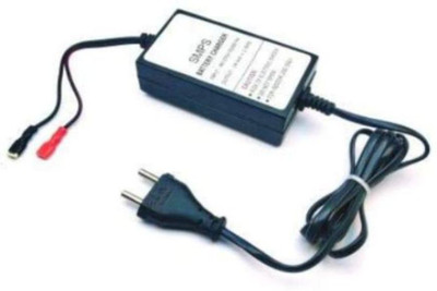 ERHIndia 12 volt 7 amp battery charger. power adapter output 14 volt 1 amp. for 12 volt batterry- Black Worldwide Adaptor(Black)