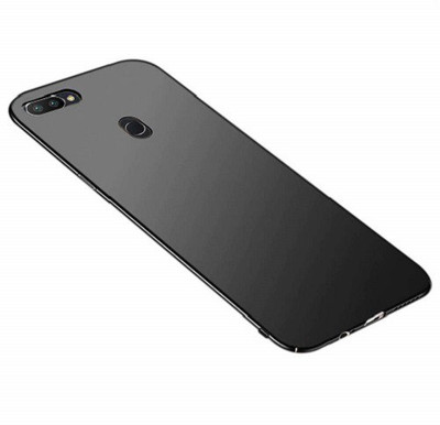 Foncase Back Cover for OPPO F9 Pro(Black, Grip Case, Silicon, Pack of: 1)