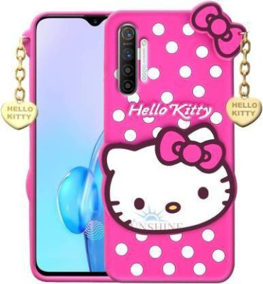 Creativo Back Cover for REALME X2 Hello Kitty Case 3D Cute Doll | Soft Girl Back Cover(Pink, Silicon, Pack of: 1)