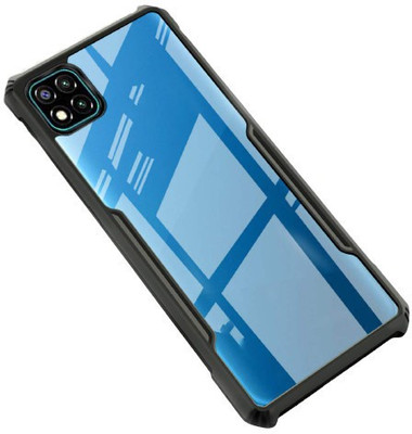 RAGRO Back Cover for Xiaomi Poco C3(Black, Rugged Armor, Pack of: 1)