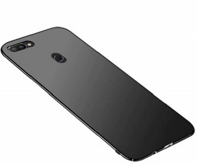 Foncase Back Cover for Oppo A5s(Black, Grip Case, Silicon, Pack of: 1)