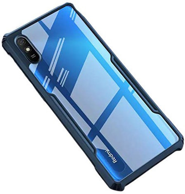 RAGRO Back Cover for Xiaomi Redmi 9A(Blue, Rugged Armor, Pack of: 1)