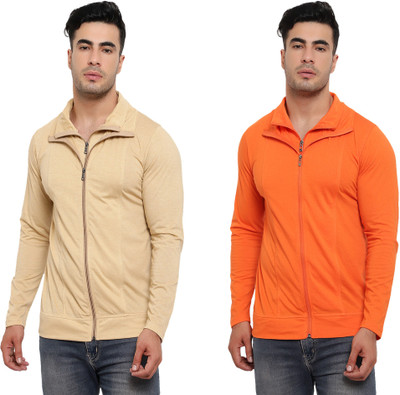 Jaskart Solid Men Round Neck Multicolor T-Shirt