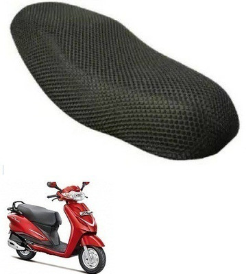 Nrv Creation UNQ-MESH-BSC-A41 Single Bike Seat Cover For Hero Duet