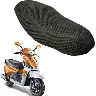 Nrv Creation UNQ-MESH-BSC-A56 Single Bike Seat Cover For Mahindra Gusto