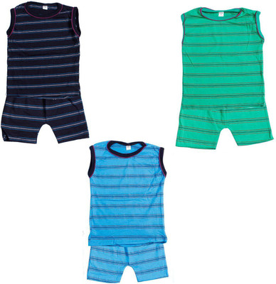 

Indirang Boys Casual Top Shorts(Multicolor