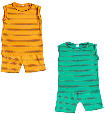 

Indirang Boys Casual Top Shorts(Multicolor