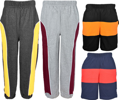 

Gkidz Boys Casual Track Pants Shorts(Multicolor