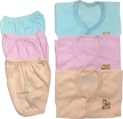 Baby Blossom Boys & Girls Casual T-shirt Shorts(Multicolor)