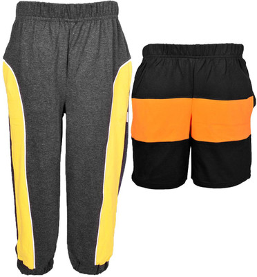 

Gkidz Boys Casual Track Pants Shorts(Multicolor