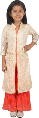

Gungun Fashion Girls Party(Festive) Top Pyjama(Beige), Multicolor