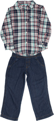 

Carter's Boys Casual Top(Multicolor, Plaid (981)