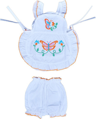 

Hafeela Girls Casual Dress Bloomer(White