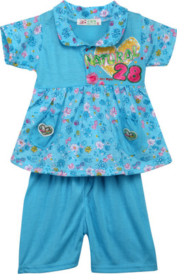 

Camey Girls Casual Dress Dress(Blue