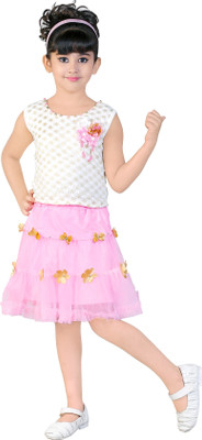 

Golden Girl Girls Party(Festive) Skirt Top(Pink