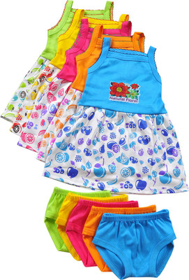 

Hafeela Girls Casual Dress Panty(Multicolor, Multicolour