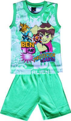 ELK Boys Casual T-shirt Trouser(Green) available at flipkart for Rs.290