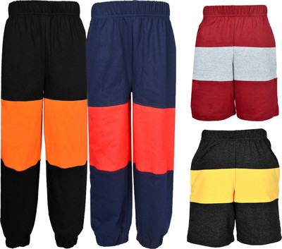 

Gkidz Boys Casual Track Pants Shorts(Multicolor