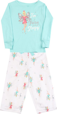 

Carter's Girls Casual Top Pyjama(White, Print (969)