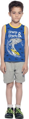 

Maniac Boys T-shirt Shorts(Blue