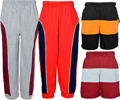 

Gkidz Boys Casual Track Pants Shorts(Multicolor