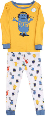 

Carter's Boys Casual T-shirt Pyjama(White, Print (969)