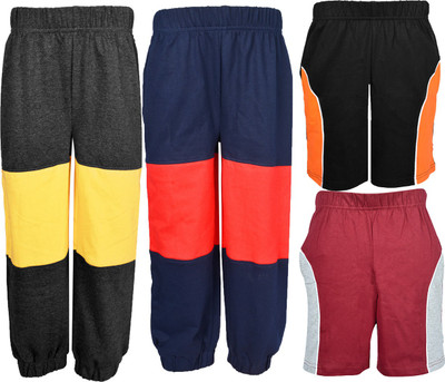 

Gkidz Boys Casual Track Pants Shorts(Multicolor