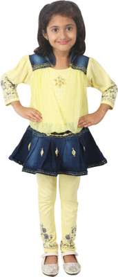 

Gungun Fashion Girls Party(Festive) Top Pyjama(Yellow)