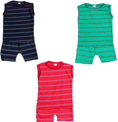 

Indirang Boys Casual Top Shorts(Multicolor