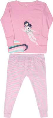 

Carter's Girls Casual Top Pyjama(Multicolor, Print (969)