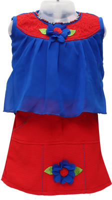 

Golden Girl Girls Casual Dress Skirt(Blue