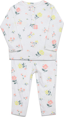 

Carter's Girls Casual Bodysuit Top, Pyjama(Multicolor, Pack of 1, White (100)