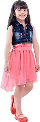 

Tiny Baby Girls Casual Dress Jacket(Pink, Peach