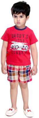 

Bad Boys Boys Casual T-shirt Shorts(Red)