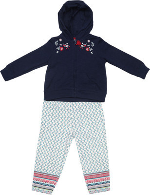 

Carter's Girls Casual Bodysuit Jacket, Pyjama(Multicolor, Pack of 1, Navy (400)