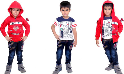 

Bad Boys Boys Casual Jacket Jeans(Red)