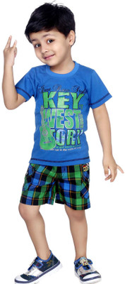 

Bad Boys Boys Casual T-shirt Shorts(Blue)