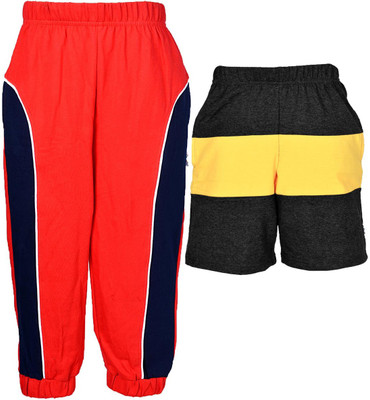 

Gkidz Boys Casual Track Pants Shorts(Multicolor
