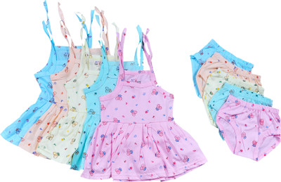 

Hafeela Girls Casual Top Panty(Multicolor, Multicolour